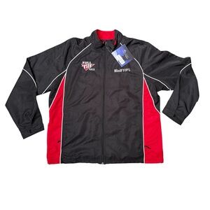 Full Tilt Poker Miniftops Track Jacket North End All Climate Wear Men's Size XL
